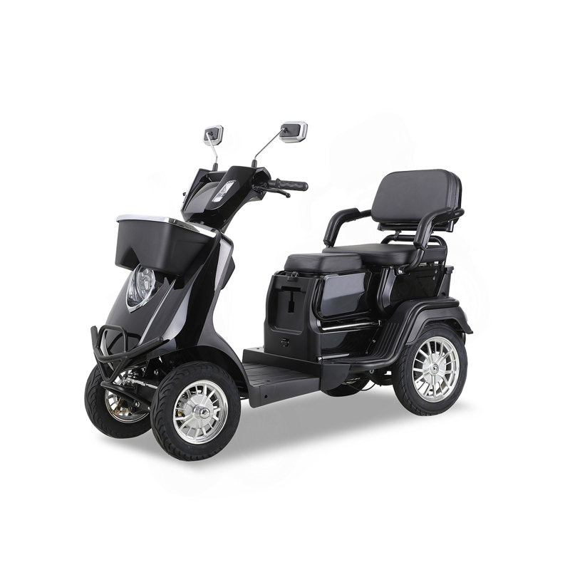 Scooter de mobilité multi-sièges. Conception robuste, stable et confortable pour les voyages