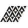 Florey Triangle 6.81 in. x 7.83 in. Polished Marble Mosaic Tile (0.37 sq. ft./Each)
