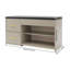 Banc de rangement pour chaussures avec coussin d'entrée