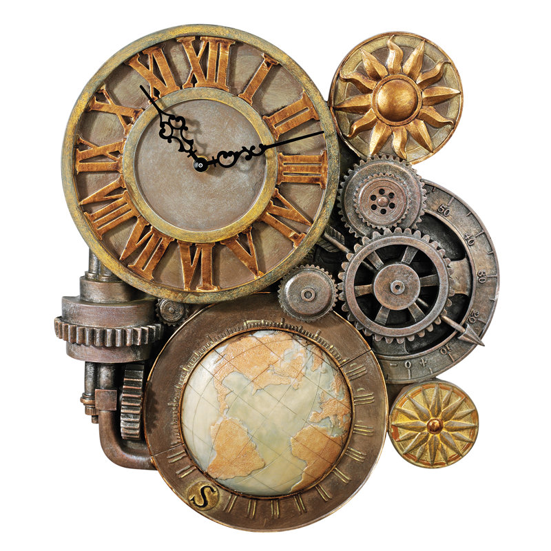 Bagdad Gears of Time Wall Clock, Medium