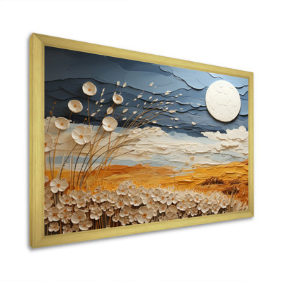 Nuage prairies collages VII - impression