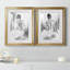 «Soft Silhouette V», ensemble de 2 reproductions sur toile-265639750-265539963-195628234