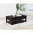 Sutter Distressed Java 2-Drawer Rectangular Coffee Table