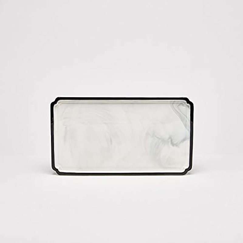 Assiette plate en porcelaine tendre 10,5 po Itzhak