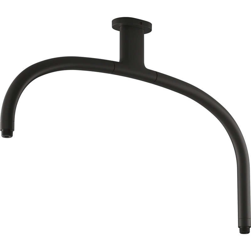 Statement Iconic Dual Shower Arm, Matte Black