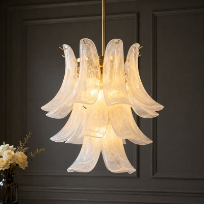 Kethe 4-Light Dimmable Tired Chandelier