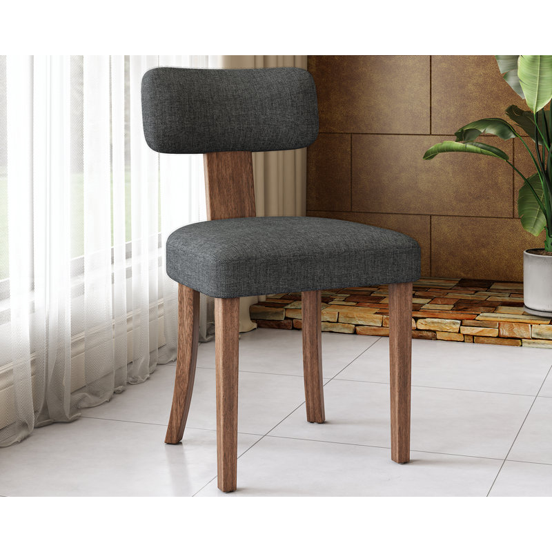Chaises de salle à manger Princilla, Gris foncé
