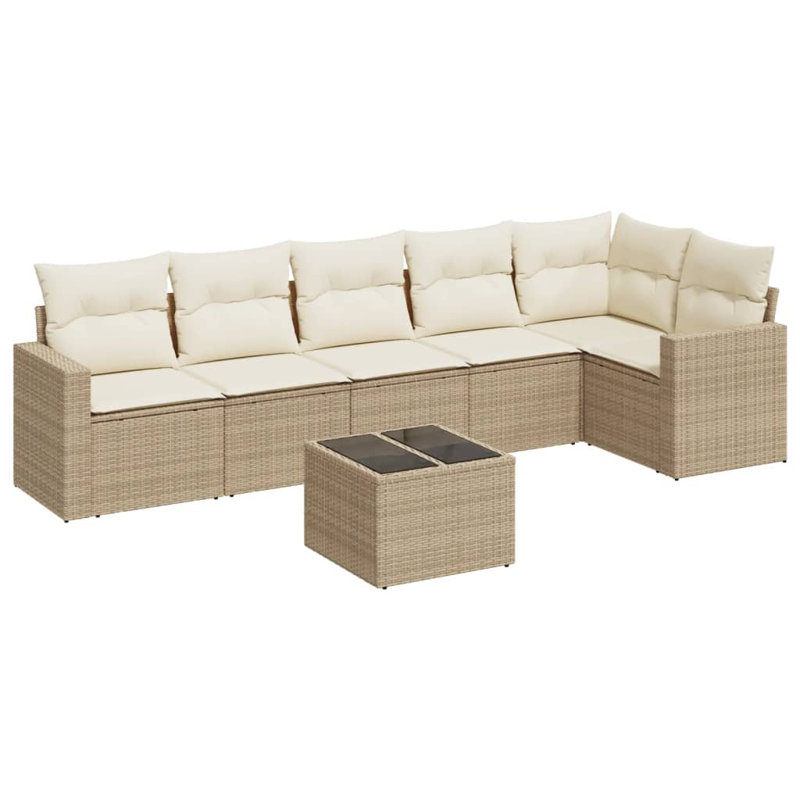 Vidaxl Garden Sofa Set Beige