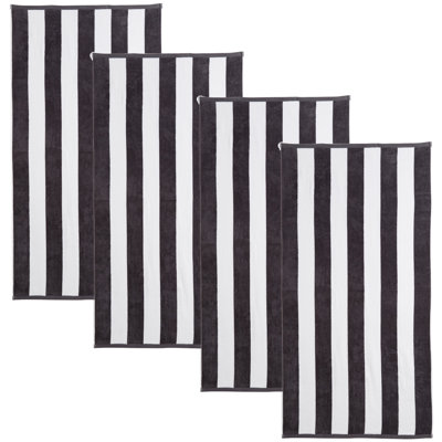 100% Cotton Absorbent & Quick-Dry Cabana Beach Towels