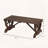 Outsunny 2-Person Wooden Wagon Wheel Bench-1487986962
