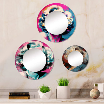 Kamuran Metal Round Mirror
