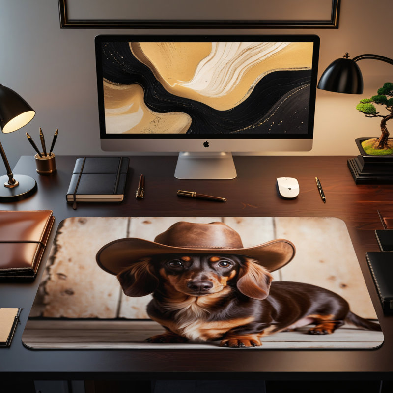 Polyester Desk Pad, 31.5x15.5