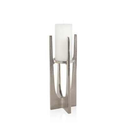 Nicolette Decorative Metal Table Vase, Small Black