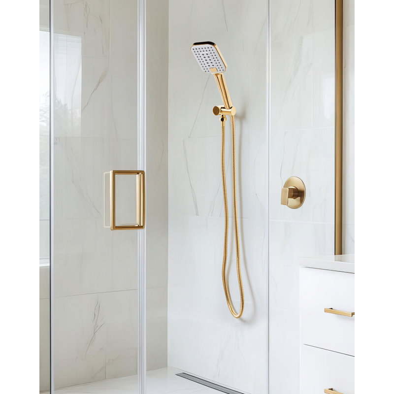 Shower Head and Hose Kit TINGO, Gold
