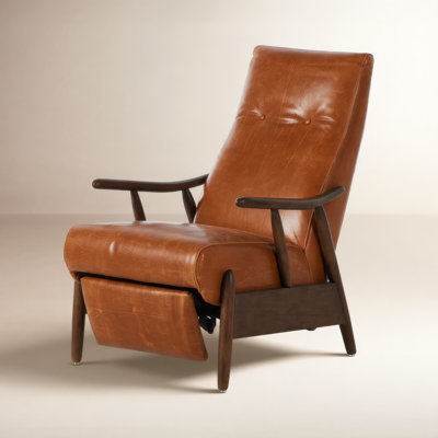 Noyola 28" Genuine Leather Recliner