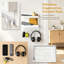 2Pcs Adhesive Bedside Floating Shelves