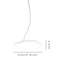 Modulor Suspension G White Matt Matt White 1 E26 Ul