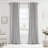 Cadnite 50" W Thermal 100% Blackout Linen Textured Curtain Panels-718107645-706787545
