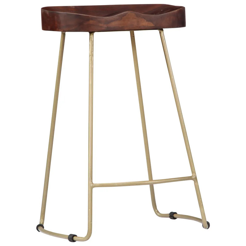 Fulbright Counter Stool, Dark Brown, 46 x 38 x 52 cm
