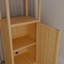 Armoire, casier de porte simple à grande capacité 41 pouces, multi-scène avec une tablette