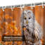 Rideau de douche Autumn Tree Owl-154426781