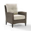 Chaise de terrasse avec coussin Almaguer Furniture