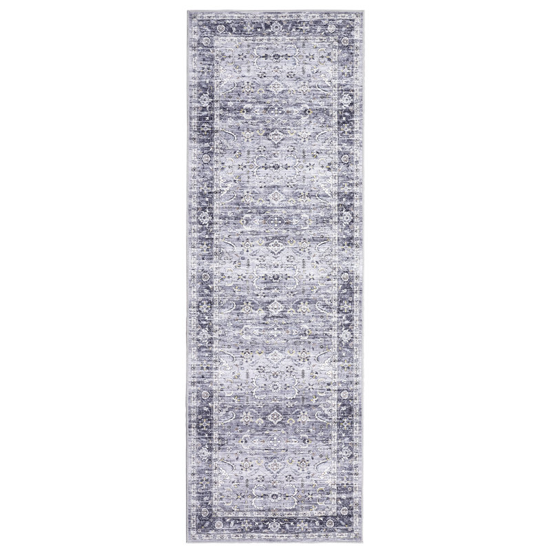 Tapis Hatherop avec envers antidérapant, Tapis de couloir 2 pi x 6 pi