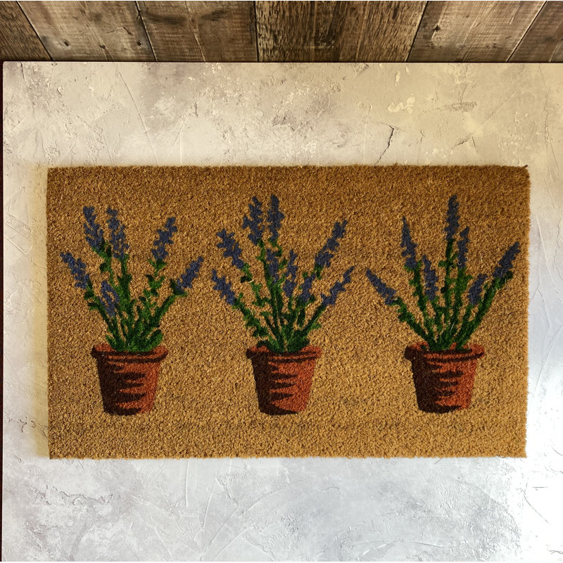 Sprouse Non-Slip Floral Indoor Doormat
