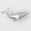 1.75" Humpback Whale Right Facing Knob