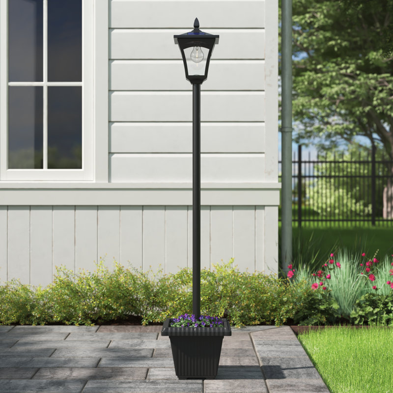 Jermery Black 1 -Light 67'' H Integrated LED Lantern Head