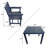 HIPS Patio Chair Set Of 2,Outdoor Dinning Chair With Vertical Backrest,380Lbs Capacity Chairs For Garden, Porch And Backyard,Navy Blue