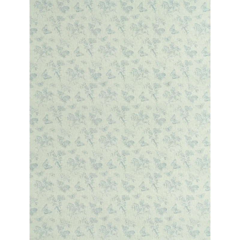 Baudin Butterfly Linen Wallpaper, Blue
