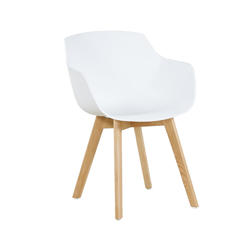 Neve Solid Wood Dining Chair, 2, White