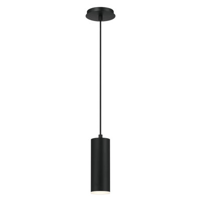 Luminaire suspendu cylindrique à 1 lumière DEL