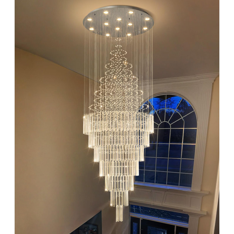 Lustre Glam, 118" H x 31.5" W x 31.5" D, Argent argent