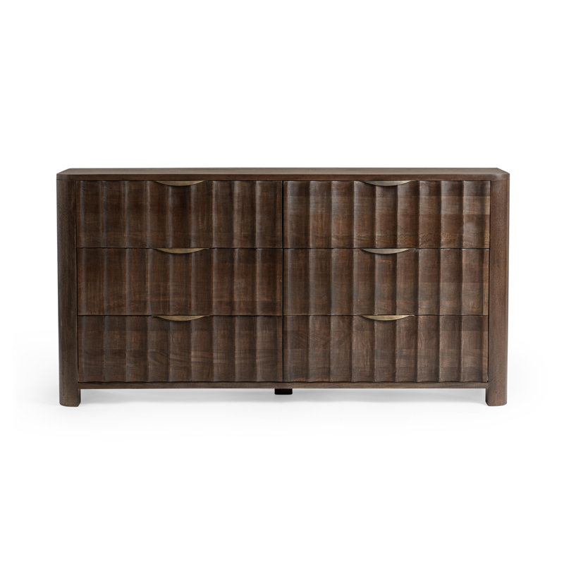 Baylee 6-drawer Mango Wood Dresser