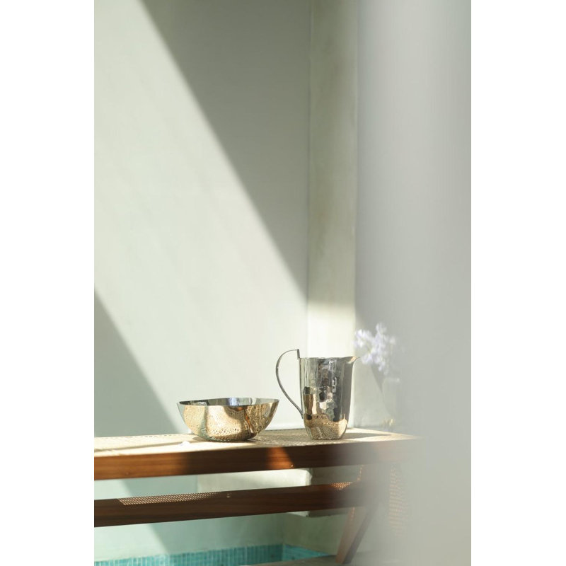 Reflective Stainless Steel Pitcher