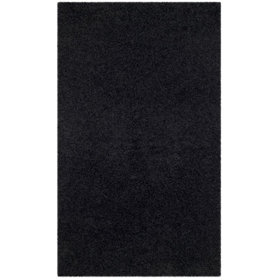 Sgl-Demi-Leigh Shag Performance Solid Color Rug