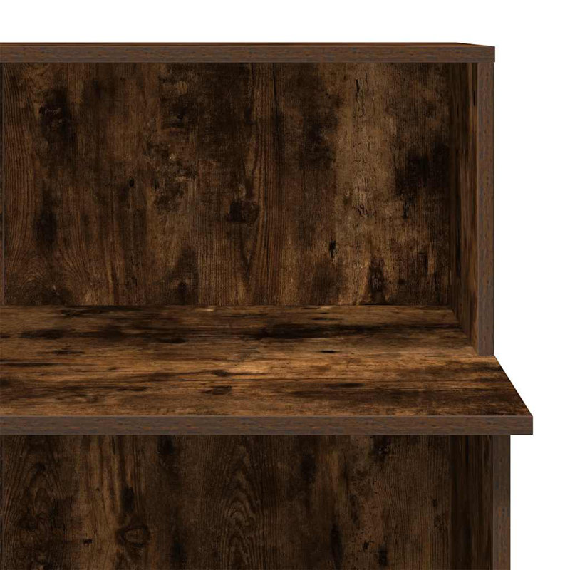 Sherilynn Standing Desk, Smoked Oak
