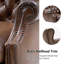 Heeg Genuine Leather Swivel And Rocking Office Chair With Solid Wood Base-108582111
