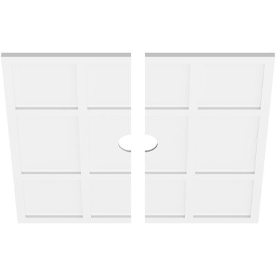 Médaillon de plafond contemporain Rubik