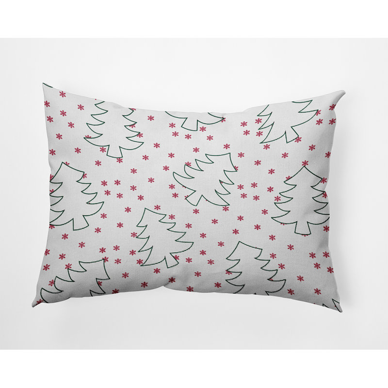 Polyester Throw Pillow, Rectangulaire, 14 po x 20 po