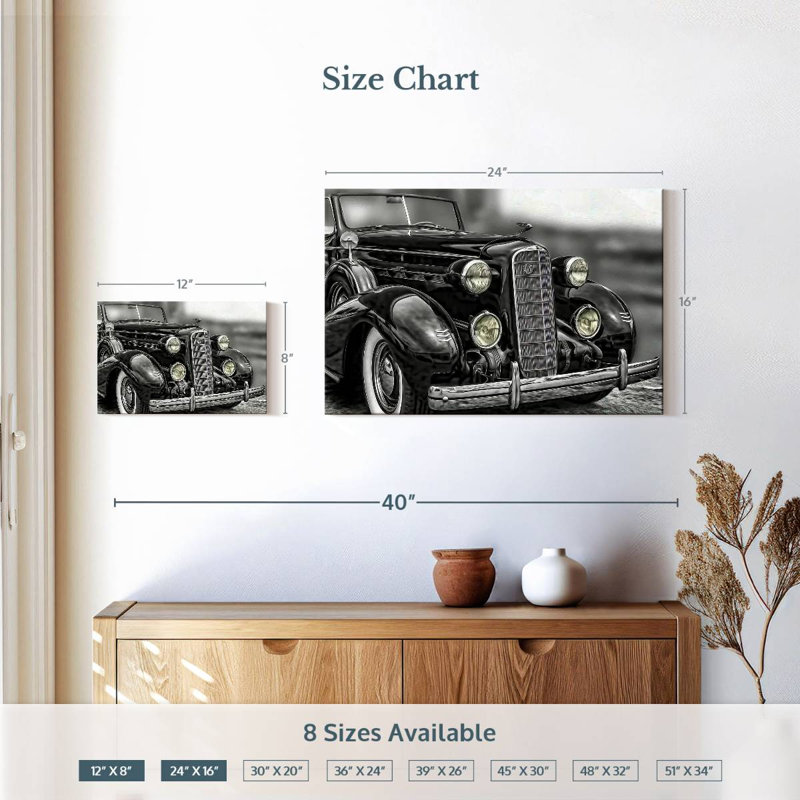 Mehar Vintage Cadillac I, H 16 po x l 24 po