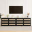Commode 6 tiroirs en rotin pour chambre à coucher, meuble télé double avec commode en bois-1542048316