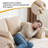 Upholstered Corduroy Lounge Sofa-1520154635