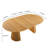Extendable Mid-Century Modern Pedestal Table, Multi-Functional For Dining And Coffee, Accommodates 6-10 People, 47.24-78.74 Inch Length