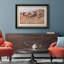«Famous Artwork Smoke» par Charles Marion Russell, reproduction d'art encadrée-91356122-91356123