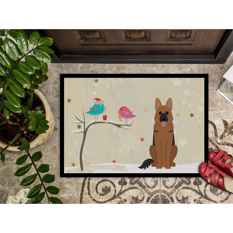 Tapis de porte d'extérieur Cibis, Rectangle 1 pi 6 po x 2 pi 3 po