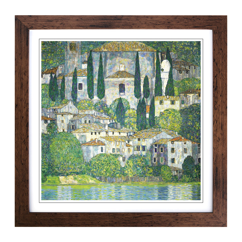 Gustav Klimt - Single Picture Frame Painting, Walnut