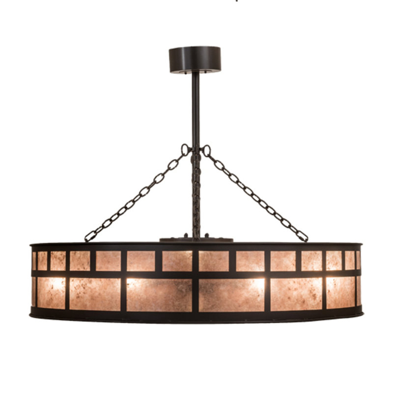 T" Mission" Downrod Ceiling Fan
